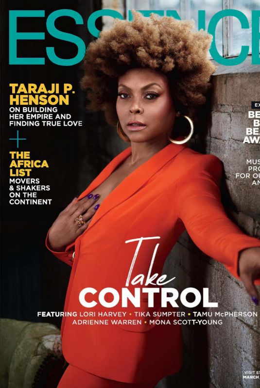 TARAJI P. HENSON in Essence Magazine, March 2020