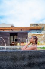 TARAJI P. HENSON in Swimsuit at Nobu Hotel in Los Cabos 02/20/2020