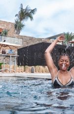 TARAJI P. HENSON in Swimsuit at Nobu Hotel in Los Cabos 02/20/2020