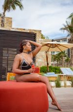 TARAJI P. HENSON in Swimsuit at Nobu Hotel in Los Cabos 02/20/2020