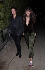 TAYLOR HILL Arrives at WME Pre-oscars Party in Hollywood 02/07/2020