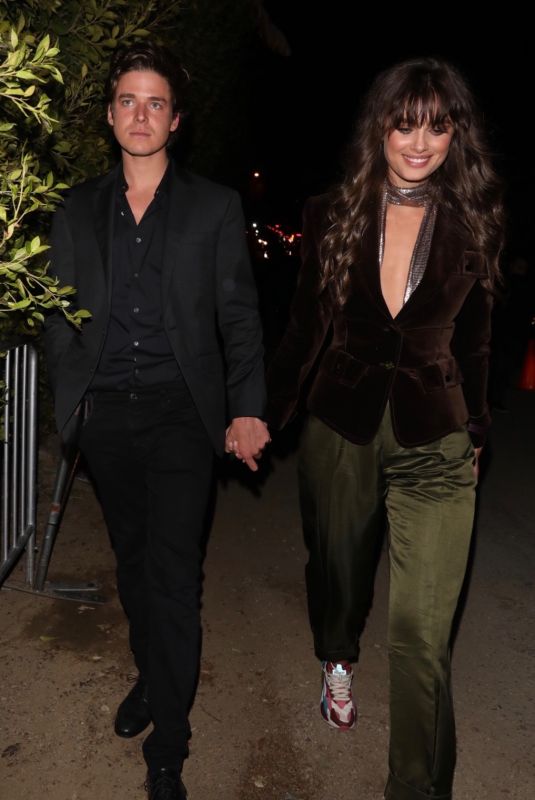 TAYLOR HILL Arrives at WME Pre-oscars Party in Hollywood 02/07/2020