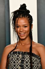 TAYLOR RUSSELL at 2020 Vanity Fair Oscar Party in Beverly Hills 02/09/2020