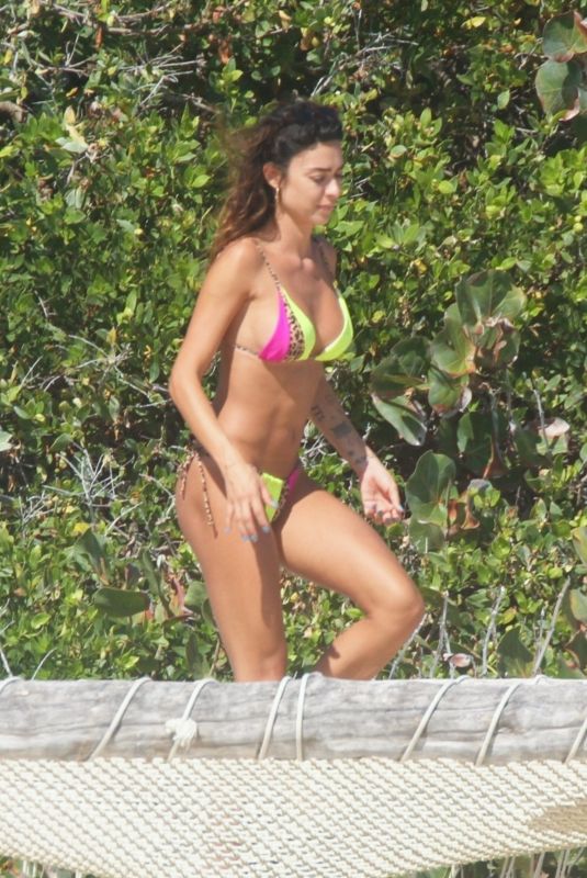 THALIA AYALA in Bikini at a Beach in Tulum 02/19/2020