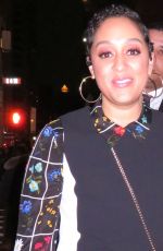 TIA MOWRY Arrives at Build Studio 02/04/2020