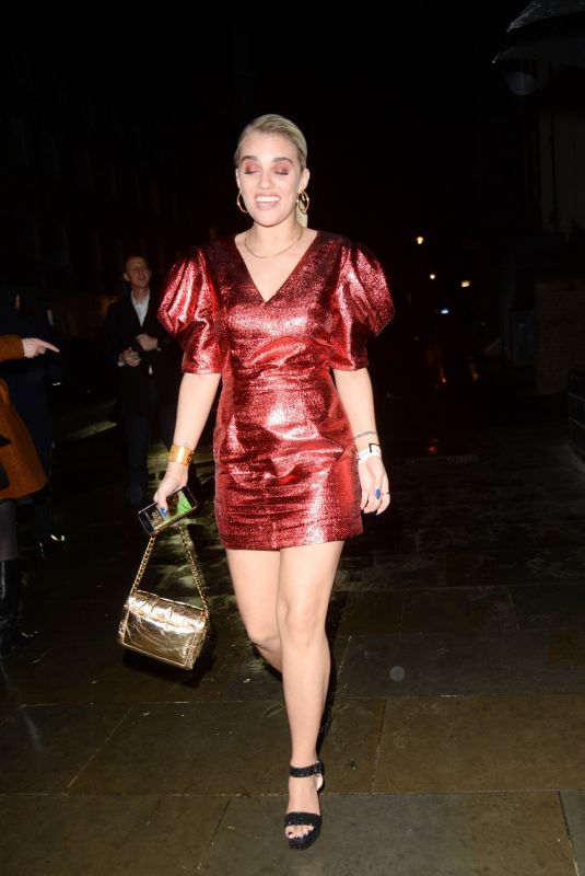 TIGERLILY TAYLOR Arrives at NME Awards After-party in London 02/12/2020