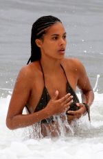 TINA KUNAKEY in Bikini at a Beach in Rio De Janeiro 02/21/2020