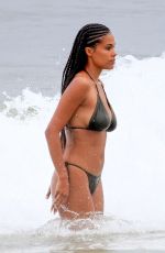 TINA KUNAKEY in Bikini at a Beach in Rio De Janeiro 02/21/2020