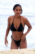 TINA KUNAKEY in Bikini at a Beach in Rio De Janeiro 02/21/2020