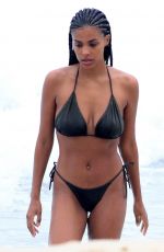 TINA KUNAKEY in Bikini at a Beach in Rio De Janeiro 02/21/2020