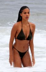TINA KUNAKEY in Bikini at a Beach in Rio De Janeiro 02/21/2020