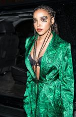 TINASHE at Helmut Lang and Libertine Fashion Show in New York 02/10/2020