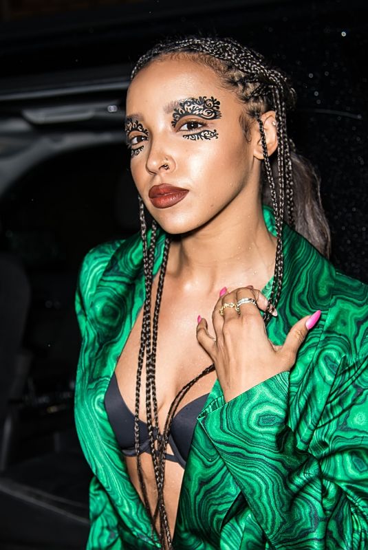 TINASHE at Helmut Lang and Libertine Fashion Show in New York 02/10/2020