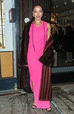 TINASHE at Helmut Lang and Libertine Fashion Show in New York 02/10/2020