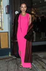 TINASHE at Helmut Lang and Libertine Fashion Show in New York 02/10/2020