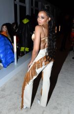 TINASHE at Palm Angels Fashion Show at NYFW in New York 02/09/2020