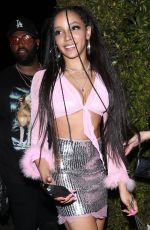 TINASHE Leaves Hyde in West Hollywood 02/06/2020