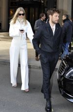 TONI GARRN and Alex Pettyfer Leaves Their Hotel in Milan 02/23/2020