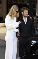 TONI GARRN and Alex Pettyfer Leaves Their Hotel in Milan 02/23/2020