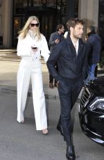 TONI GARRN and Alex Pettyfer Leaves Their Hotel in Milan 02/23/2020