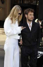 TONI GARRN and Alex Pettyfer Leaves Their Hotel in Milan 02/23/2020