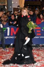 TOSCA at 70th Sanremo Italian Song Fe02/03/2020
