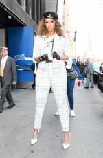 TYRA BANKS Arrives at Good Morning America in New York 02/24/2020