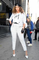 TYRA BANKS Arrives at Good Morning America in New York 02/24/2020