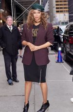 TYRA BANKS Out and About in New York 02/24/2020