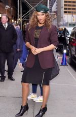 TYRA BANKS Out and About in New York 02/24/2020