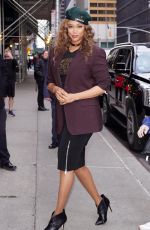 TYRA BANKS Out and About in New York 02/24/2020
