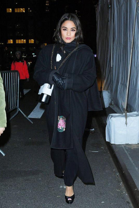 VANESSA HUDGENS Arrives Broadway in New York 02/20/2020