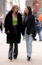 VICTORIA JUSTICE and MADISON REED Out in New York 02/05/2020