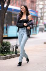 VICTORIA JUSTICE and MADISON REED Out in New York 02/05/2020