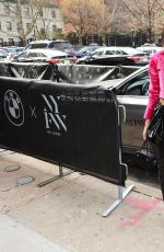 VICTORIA JUSTICE Arrives at Raisa Vanessa Fashion Show in New York 02/12/2020