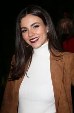 VICTORIA JUSTICE at Alice & Olivia Fashion Show at NYFW in New York 02/10/2020
