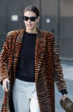 VITTORIA CERETTI Arrives at Versace Show at Milan Fashion Week 02/21/2020