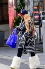 WENDY WILLIAMS Out Shopping in New York 01/30/2020