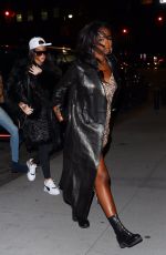 WINNIE HARLOW and JUSTINE SKYE at 1Oak in New York 02/08/2020