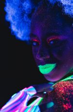 WWE - Naomi, Glow In The Dark Photoshoot