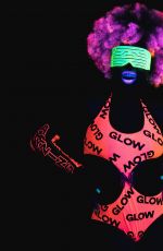 WWE - Naomi, Glow In The Dark Photoshoot
