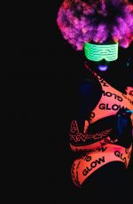 WWE - Naomi, Glow In The Dark Photoshoot