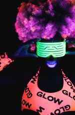 WWE - Naomi, Glow In The Dark Photoshoot