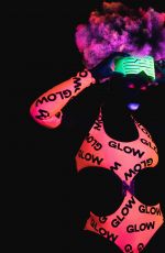 WWE - Naomi, Glow In The Dark Photoshoot