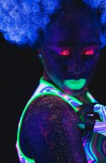 WWE - Naomi, Glow In The Dark Photoshoot
