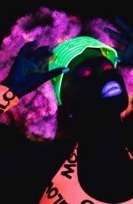 WWE - Naomi, Glow In The Dark Photoshoot