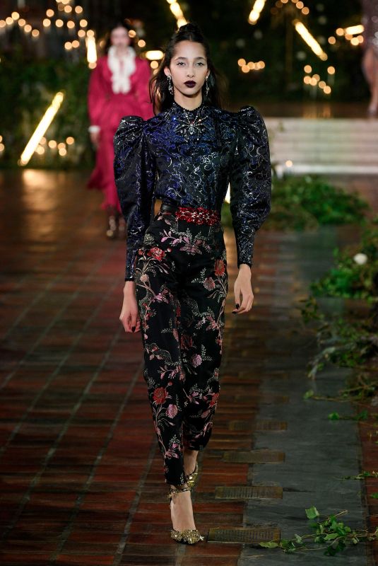 YASMIN WIJNALDUM at Rodarte Runway Show at New York Fashion Week 02/11/2020