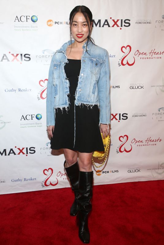 YI ZHOU at Open Hearts Foundation 10th Anniversary in Los Angeles 02/15/2020