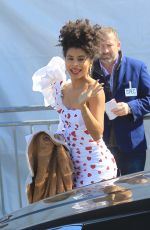 ZAZIE BEETZ Arrives at Film Independent Spirit Awards in Santa Monica 02/08/2020