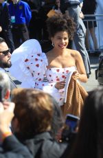 ZAZIE BEETZ Arrives at Film Independent Spirit Awards in Santa Monica 02/08/2020